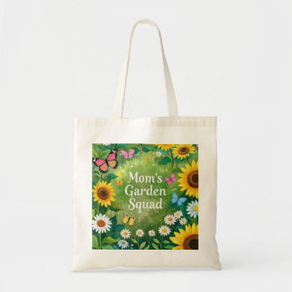 Tote Bag Sunflower Mère's Day Garden Squad
