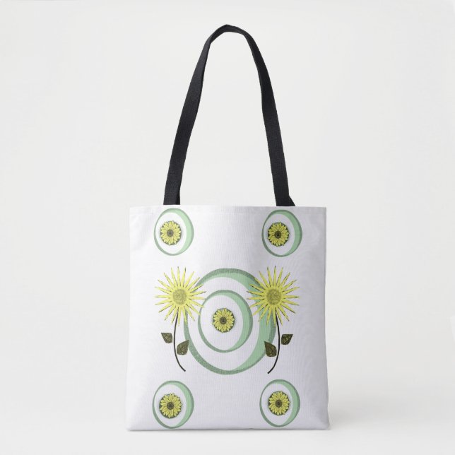 tote bag sunflowers (Front)