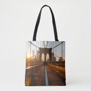 Tote Bag Sunrise du pont Brooklyn de New York