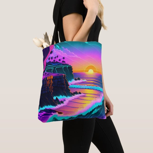 Tote Bag Sunset balnéaire (De près)