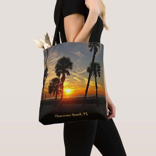 Tote Bag Sunset de Clearwater Beach (De près)