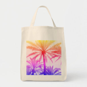 Tote Bag sunset vacation palm tree 80s vibe
