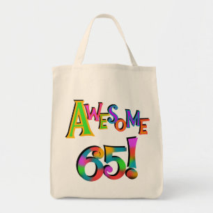 Tote Bag Super 65 Tshirts et cadeaux d'anniversaire