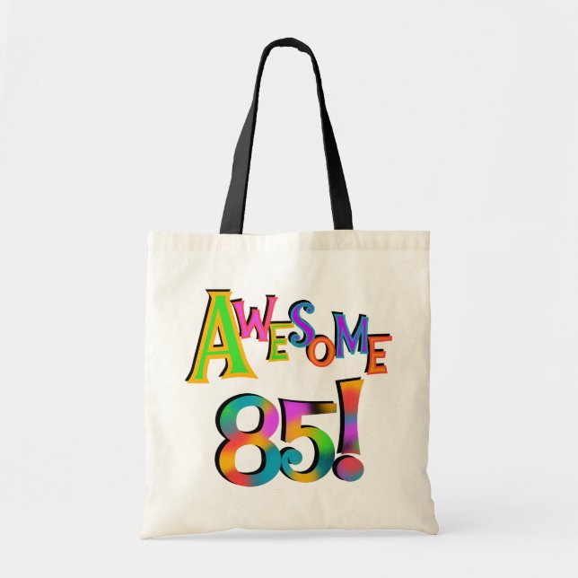 Tote Bag Super 85 T-shirts et cadeaux d'anniversaire (Devant)