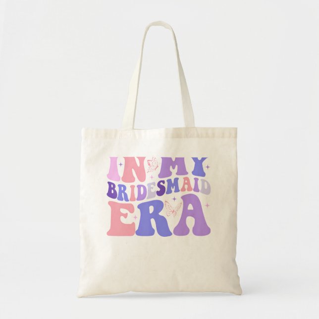 Tote Bag Super Dans Ma Fête De Bachelorette De L'Époque D'É (Devant)
