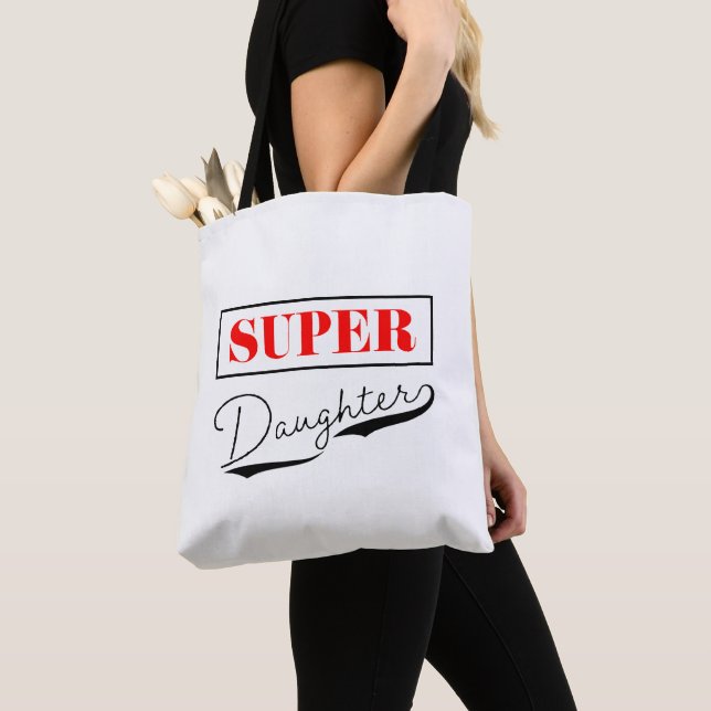 Tote Bag Super Daughter (De près)
