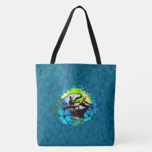 Tote Bag Super Hawaiian Surfer 1960 Retro Beach Bag