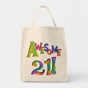 Tote Bag Superbe 21 T-shirts et cadeaux d'anniversaire