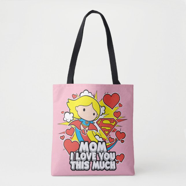 Tote Bag Superfille| Je t'aime tellement (Devant)