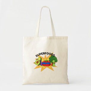 Tote Bag Superfoods Funny Vegetable Pun