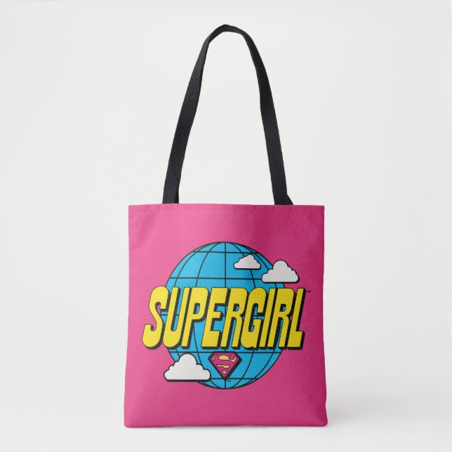 Tote Bag Supergirl Graphique Pop Global (Devant)