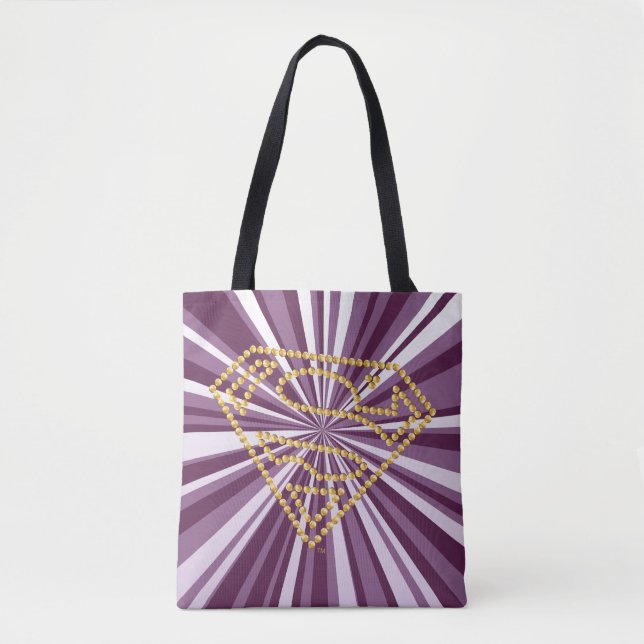 Tote Bag Supergirl Studded S-Shield (Devant)