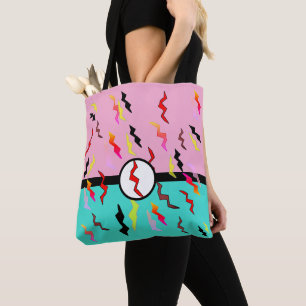 Tote Bag Superhéros de toutes choses Boulons d'éclairage bl