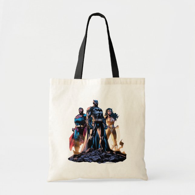 Tote Bag Superman, Batman et Wonder Woman Trinity (Devant)