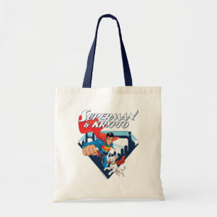 Tote Bag Superman & Krypto Soar