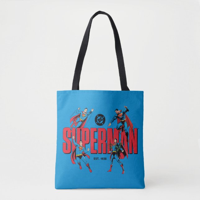 Tote Bag Superman Legends Forever Graphic (Devant)