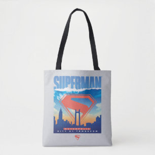 Tote Bag Superman Metropolis Skyline