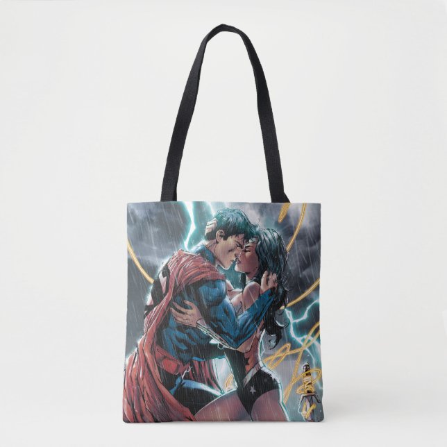 Tote Bag Superman/Wonder Woman Comic Art promotionnel (Devant)