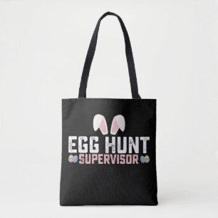 Tote Bag Superviseur De Chasse Aux Oeufs Grotte De Pâques D
