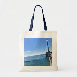 Tote Bag Sur la jetée, Huntington Beach, Californie