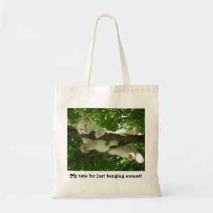 Tote Bag Sur un chat de membre