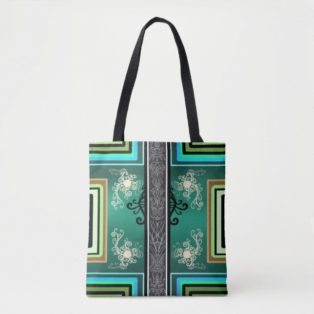 Tote Bag Surf Jade (Devant)