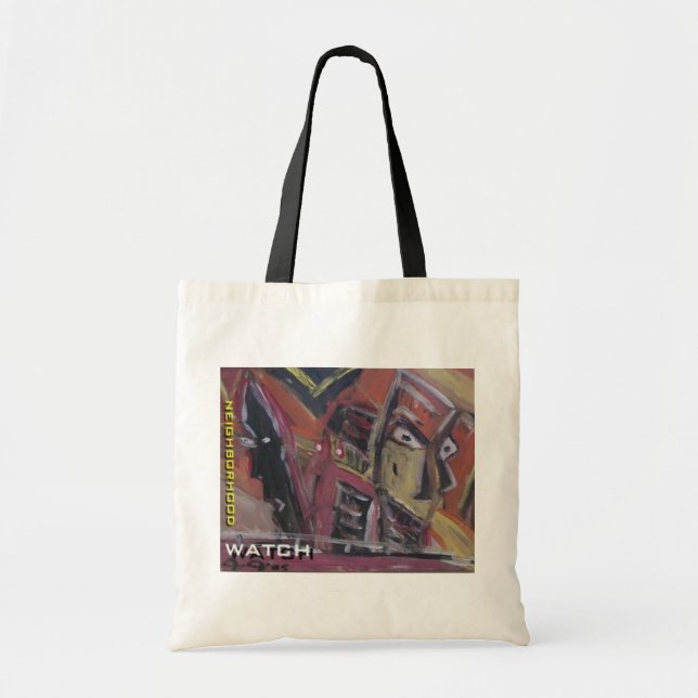 Tote Bag Surveillance de quartier (Devant)