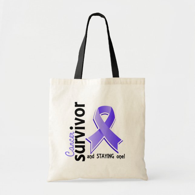 Tote Bag Survivant 19 de cancer de l'estomac (Devant)