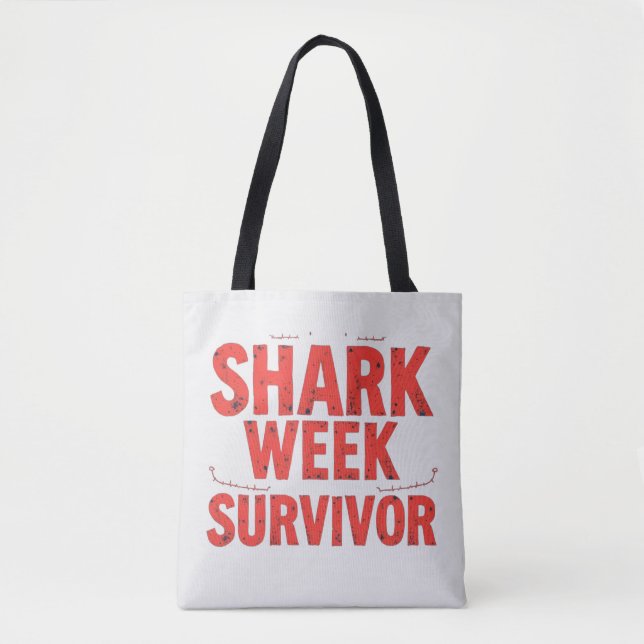 Tote Bag Survivant de la Semaine du requin (Devant)