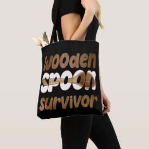 Tote Bag Survivor de la cuillère en bois Drôle expression i