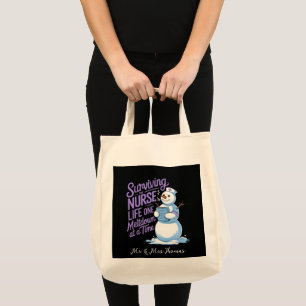 Tote Bag Survivre à la vie des infirmières Une fusion à la