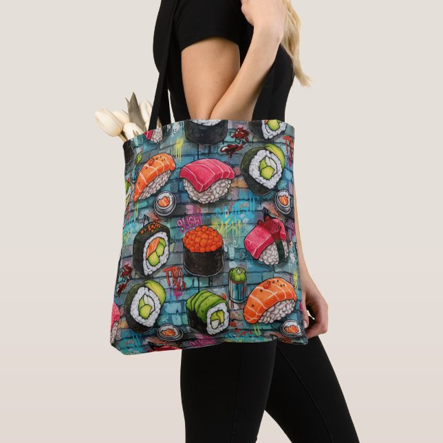 Tote Bag Sushi Tote (De près)