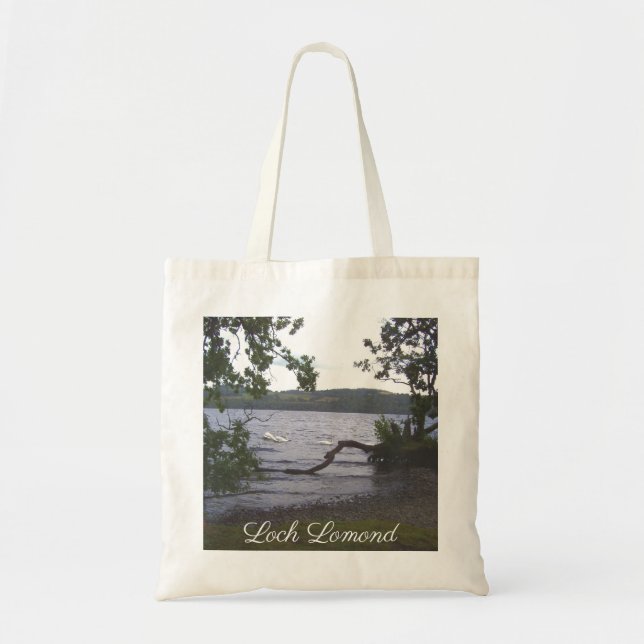 Tote Bag Swans sur Loch Lomond (Devant)
