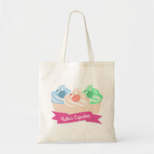 Tote Bag Sweet Cupcake Trio Personnalisé