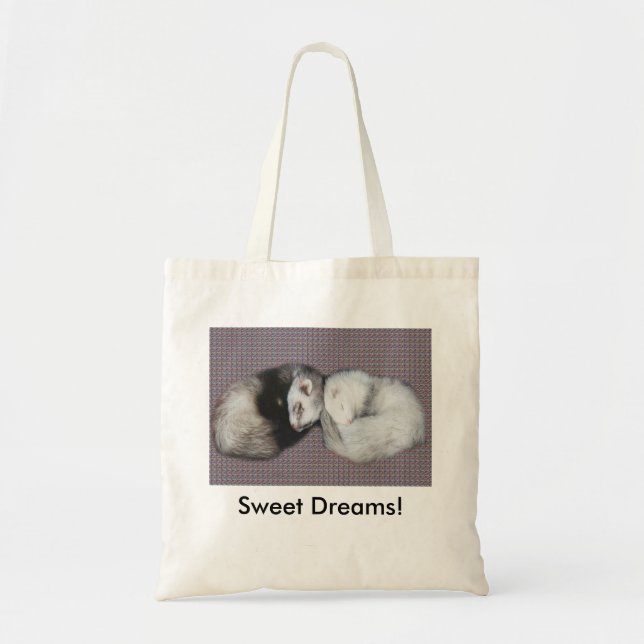 Tote Bag Sweet Dreams Ferrets (Devant)