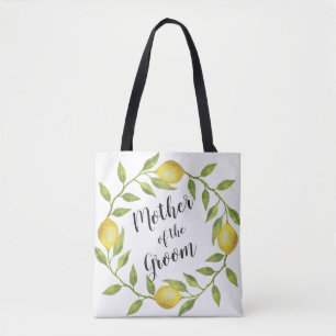 Tote Bag Sweet Lemons Wreath Cadeau Mère de la chambre