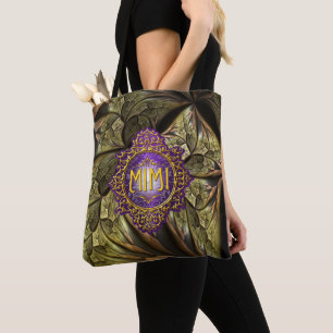 Tote Bag Sweet MIMI Royal Purple & Gold
