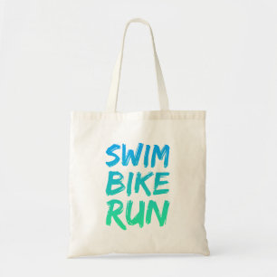Tote Bag Swim Bike Run superbe design