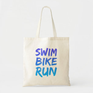 Tote Bag Swim Bike Run superbe design