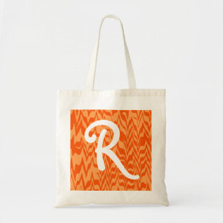 Tote Bag Swirl ZigZag Abstrait