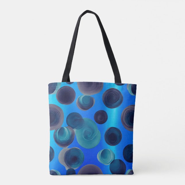Tote Bag Swirlscape Contre Metallic Arrière - plan Chic (Dos)