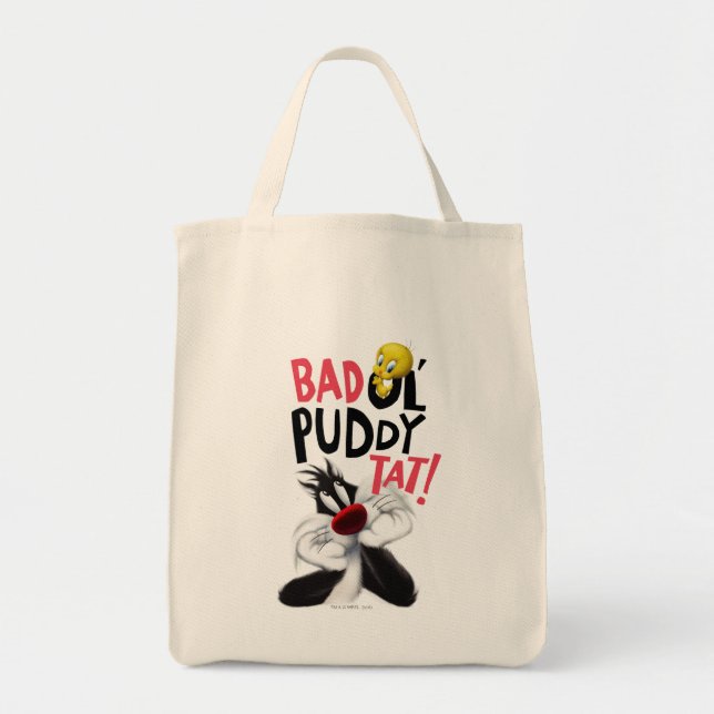 Tote Bag SYLVESTER™ & TWEETY™ - Tat Puddy de mauvaise quali (Devant)