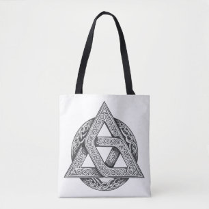 Tote Bag symbole celtique, nœud de la trinité