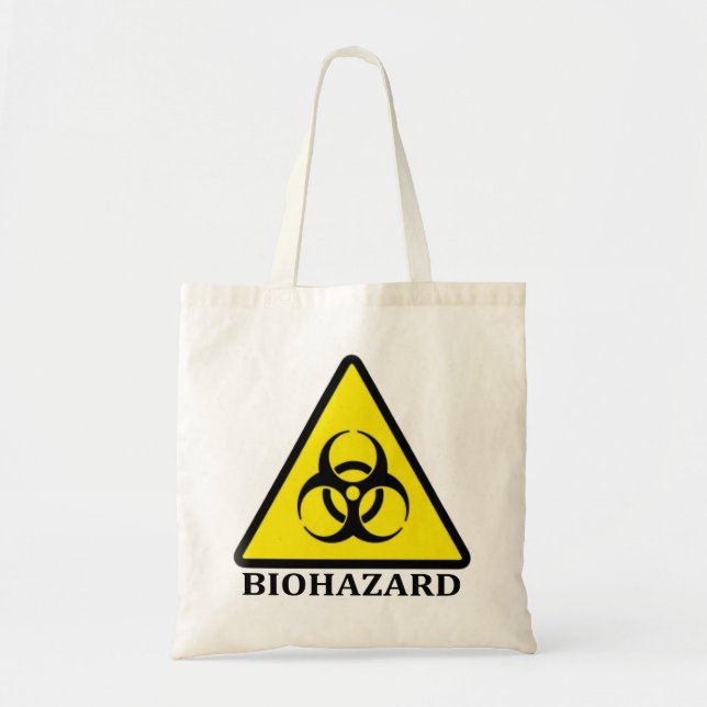 Tote Bag Symbole de BioHazard (Devant)