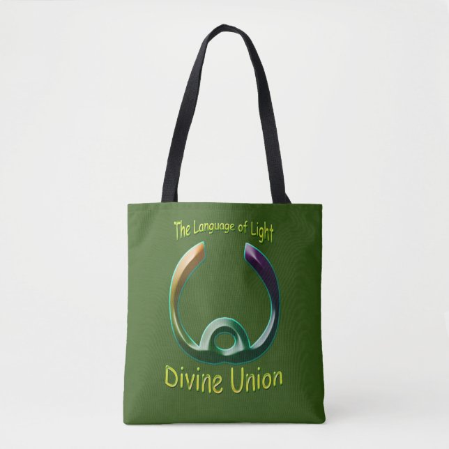 Tote Bag Symbole de Chakra Coeur Divin Union (Devant)