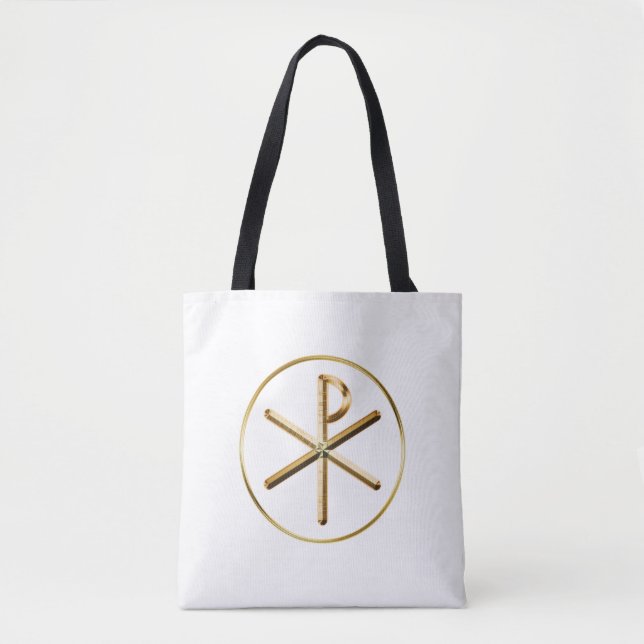 Tote Bag Symbole de chi-rho (Devant)