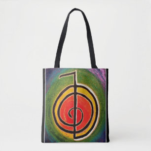 Tote Bag Symbole de Cho-Ku-Rei Reiki - illustrations