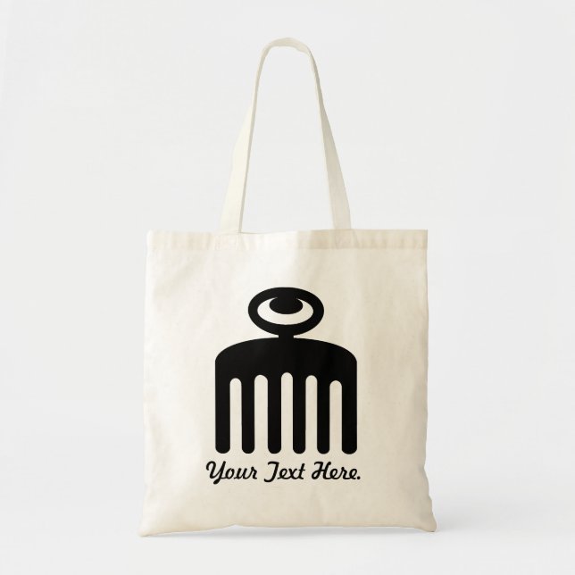 Tote Bag Symbole de Duafe | Adinkra pour la beauté féminine (Devant)