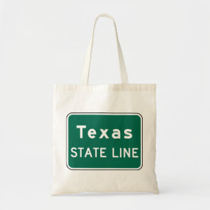 Tote Bag SYMBOLE DE LA ROUTE DU Texas State Line