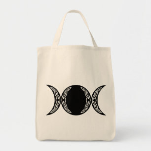 Tote Bag Symbole de lune de déesse triple